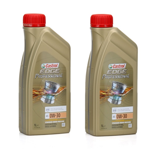 Set 2 Buc Ulei Motor Castrol Edge Titanium FST A5 0W-30 Volvo 1L 15AF7A